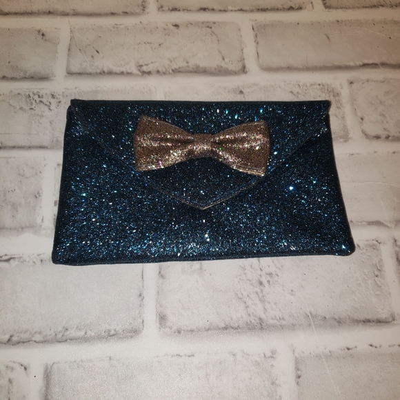 Anthropologie Miss Albright Glitter Envelope Clutch - Picture 3 of 9